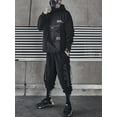 thumbnail image 6 of Niepce Inc Streetwear Black Combat Multi-pockets Cyberpunk Techwear Jacket (Men’s), 6 of 12