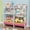 Pink, variant on 3 in 1 Kids Bookshelf and Toy Storage Organizer, Baby Montessori Bookshelf Book Organizer for Kids, Toddler Book Display Shelf Ideal for Classrooms, Playrooms and Nurseries (Light Blue)