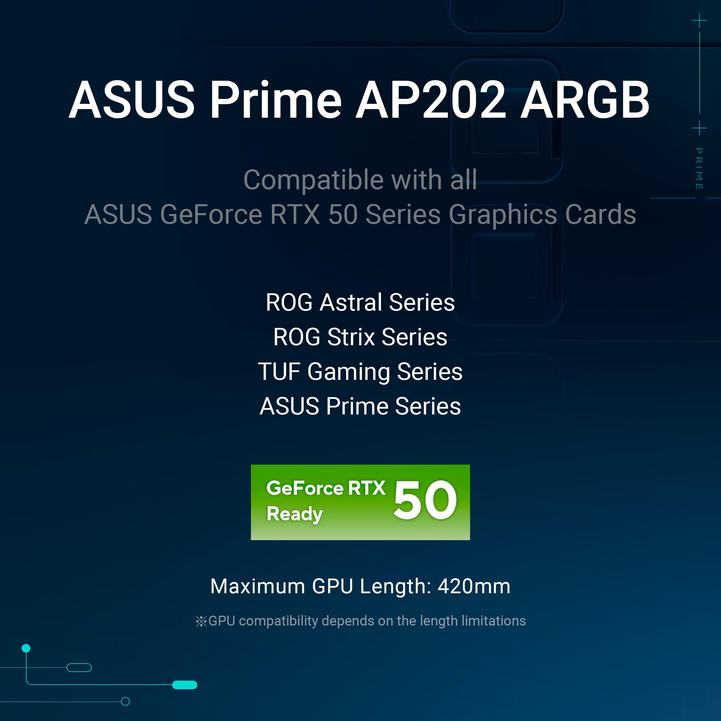 Asus Prime AP202 ARGB Computer Case (ap202argbcasewhite)