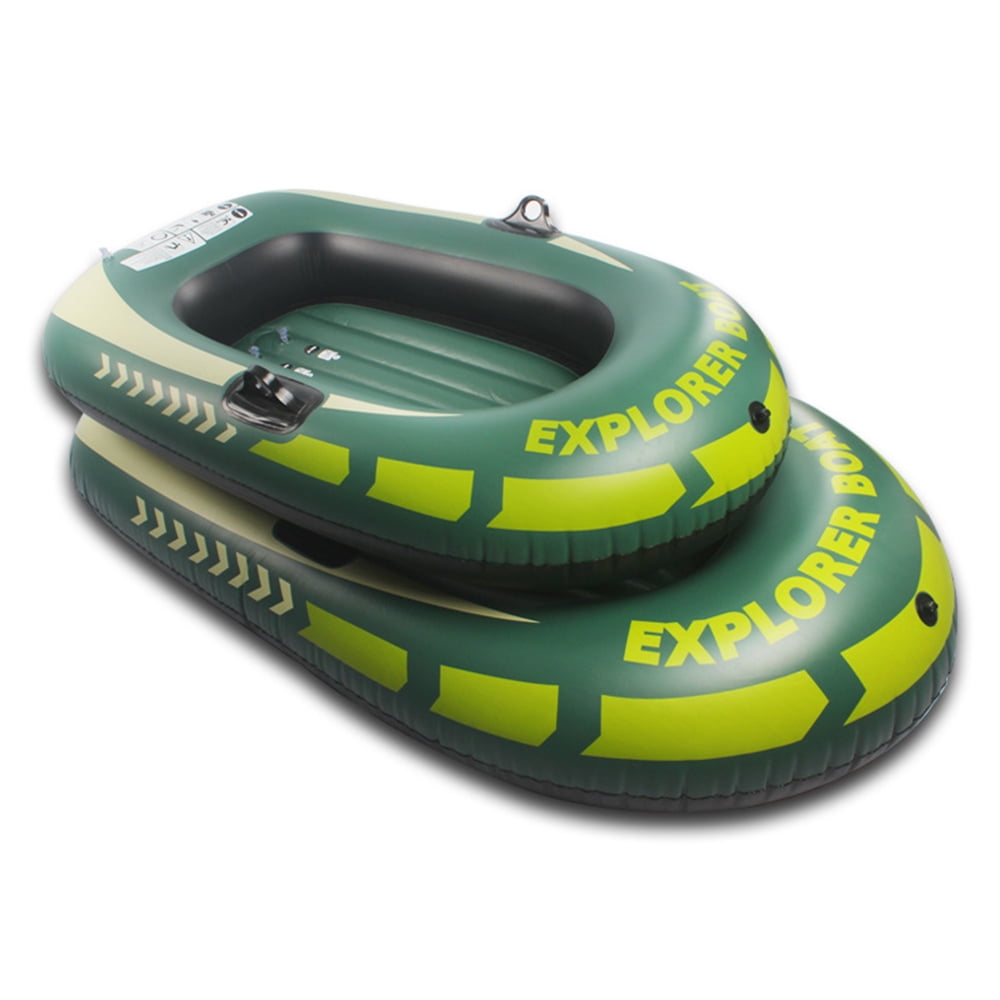 MIXFEER Inflatable Boat Fishing Boat Summer Fun Boat Canoe Kayak for One Person