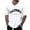 White, variant on Big and Tall Shirts for Men Oversized T Shirt Men's Summer T Shirt Crew Neck Short Sleeve With City Print Basic Shirts Men Loose Casual Sports Workout Mens Pack Long Cat 5XL