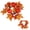 A, variant on Fall Candle Ring Wreath Decor for Pillar Candles with Maple Leaves Pumpkin Pinecone Berries