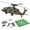 1 battery version, variant on WL K170 Black Hawkk Helicopter For Adults,  Remote Control Military  UH-60L Helicopter With 6-Axis Gyro 2.4G 4CH Flybarless RC Helicopter, Outdoor Hobby RC Toy