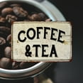 thumbnail image 2 of Coffee & Tea Vintage Look Chic Distressed 16 x 24 Matte Finish Metal 116240020092, 2 of 8