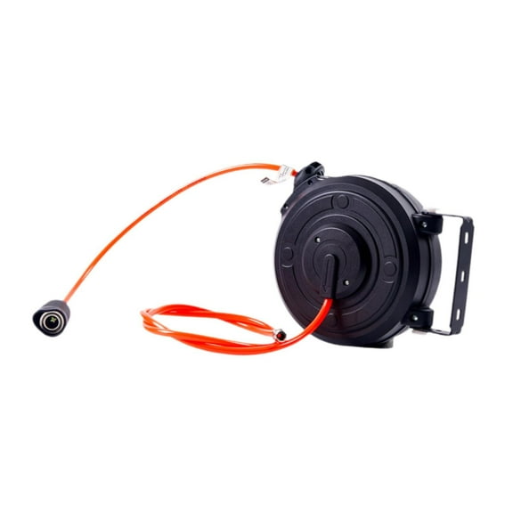 Vsenkes Retractable Air Hose Reel 180 degree Swivel Bracket Easy Installation for Workshop