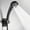 Black, variant on Drill-Free High Pressure Handheld Shower Head with ON/OFF Pause Switch 3 Spray Modes Water Saving Showerhead, Detachable Puppy Shower Accessories (Brushed Nickel)