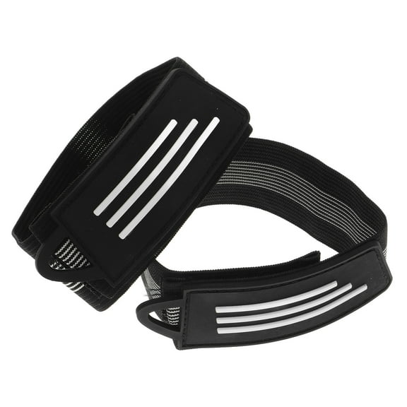BESTYASH 2Pcs Black Elastic Boot Strap with Strong Sticker for Outdoor Activities