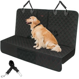 3 Dog Pet Supply Quilted Fleece Lined Back Seat Cover for Pets with Headrest Walmart