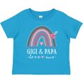 thumbnail image 3 of Inktastic Gigi and Papa Love Me Rainbow Girls Toddler T-Shirt, 3 of 5