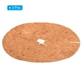 thumbnail image 3 of Uxcell 12" Coconut Fiber Mulch Ring Mat Tree Protector Root Soil Cover, 3 Pack, 3 of 5