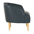 thumbnail image 4 of Linon Hoylake Faux Leather Club Accent Chair, Navy, 4 of 16