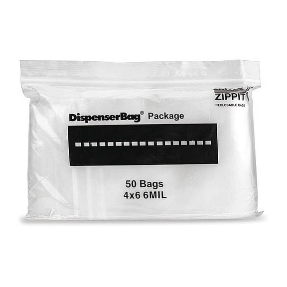 Reloc Zippit Reclosable Poly Bag,Zip Seal,PK1000 6R46