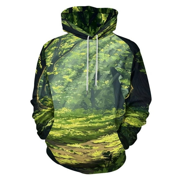 Forest 3d Sweatshirts Hoodie Fashion Casual Personality Men's Women Street Hoodie Pullovers Long Sleeve Comfortable Top