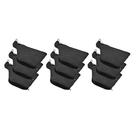 Saw Dust Bag, Black Dust Collector Bag with Zipper & Wire Stand, for 255 Model Miter Saw 9Pcs
