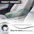thumbnail image 7 of Yuyamidu Blue Marble Print Car Seat Armrest Covers Fashion Auto Arm Rest Decorative Cover 2pcs Soft Seat Arm Rest Protective Cover for Trucks Cars Sedans, 7 of 7