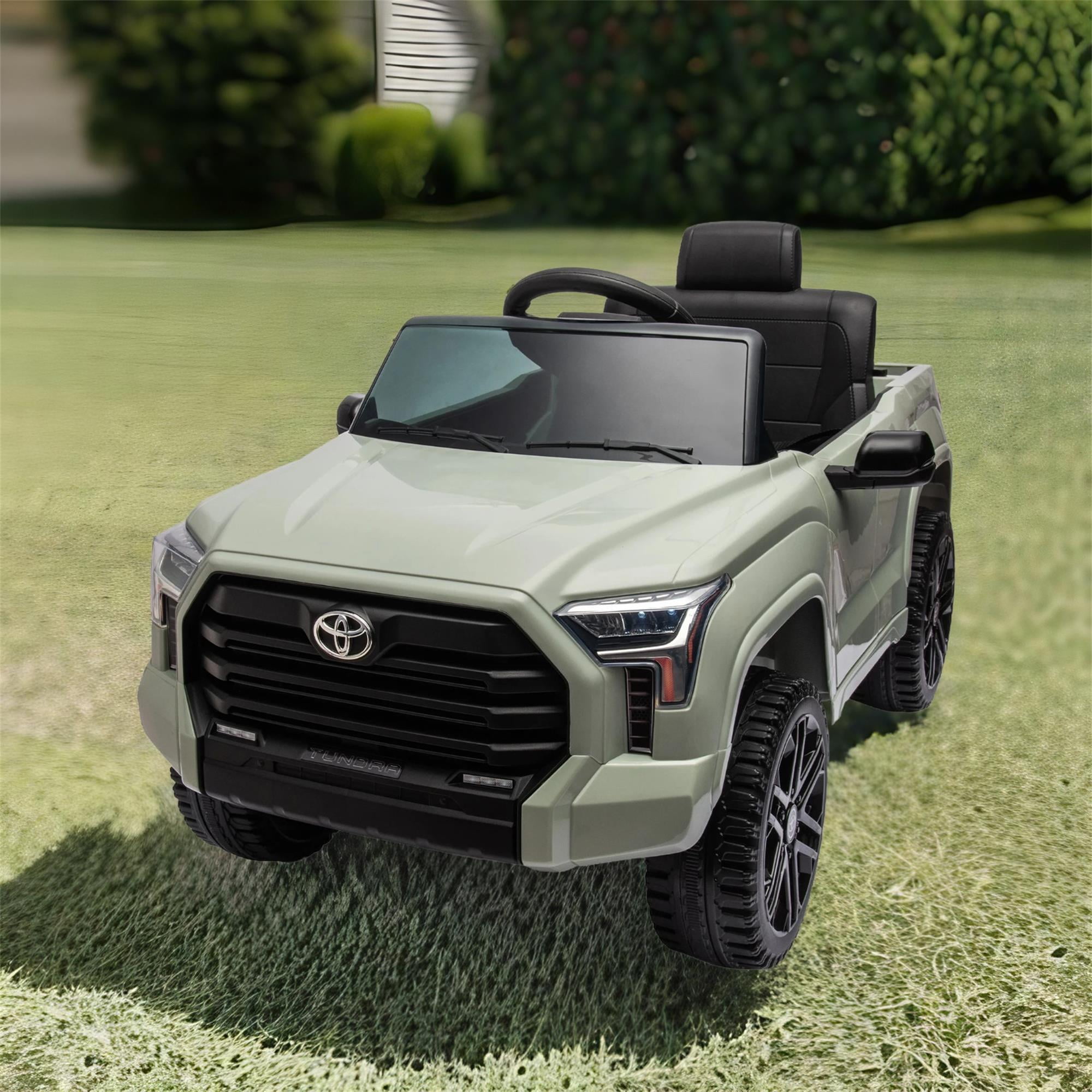CIPACHO 12V Battery Powered Licensed Toyota Tundra Kids Ride On Truck Car Jeep with Remote Control, MP3, Green CIPACHO 12V Battery Powered Licensed Toyota Tundra Kids Ride On Truck Car Jeep with Remote Control, MP3, Green