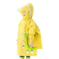 thumbnail image 2 of MIASHUI Imperméable pour Enfants Garçons Filles Poncho de Pluie Veste de Randonnée Camping Voyage Activités Scolaires, Jaune, TTG, 2 of 4