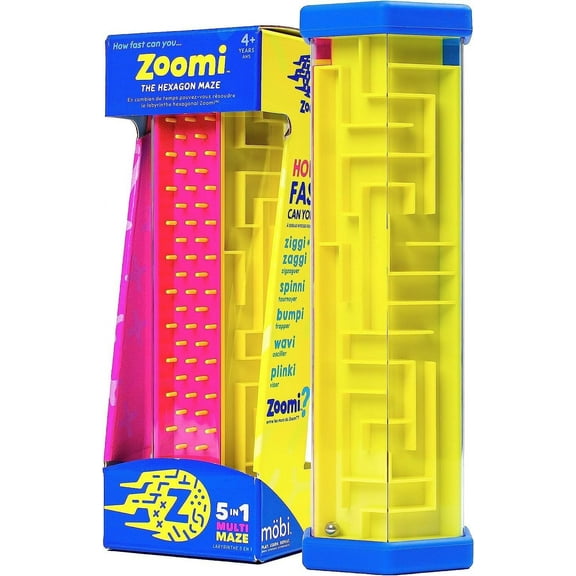 Mobi Zoomi Hexagon Gravity Maze 3D Puzzle Game Sensory Toy for Ages 4 