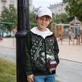 thumbnail image 4 of Xixirimido Wolf and American Flag Printed Girls Boys Zip-Up Hoodies Kids Fall Winter Warm Sweatshirt Jacket with Pocket Youth Long Sleeve Pullover Top Teen Outfits for 9-11 Years, 4 of 7