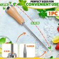 thumbnail image 3 of Picahielos con Aguja de Acero Inoxidable y de Madera, Ideal para Romper Hielo en el Congelador, Cocinas, Bares y Camping (Paquete de 3), 3 of 5