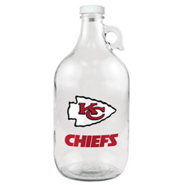 Kansas City Chiefs 64 oz Glass Collector Jar