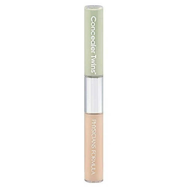 physicians formula concealer twins cream concealers, green/light, 0.24