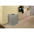 thumbnail image 3 of Designer Line Silhouettes Receptacle, Steel, 20gal, Silver Metallic, 3 of 5