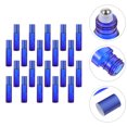 thumbnail image 2 of Luxshiny Roller Bottles Blue Glass Steel Ball 24Pcs 3.6X0.6X0.6In, 2 of 7