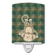 thumbnail image 1 of "Treasures Monkey Lámpara de noche de cerámica, marrón, 6" x 4", BB7023CNL" Caroline's Treasures BB7023CNL, 1 of 1
