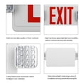 thumbnail image 2 of Yeacher LEDs Exit Sign Emergency Light Two-Head Adjustable Combo Wall-Mounted Lamp for Residential Commercial Garage, 2 of 8