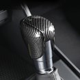 thumbnail image 4 of Perilla de palanca de cambios de coche, cubierta de pomo de palanca de cambios embellecedora para Honda City GN2 Fit Jazz GR GS 2020 2021 2022 2023 2024, accesorios de fibra de carbono ABS, 4 of 5