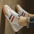 thumbnail image 6 of Men's Summer Breathable Thin 2024 New Versatile Casual Canvas Trendy Sneakers White Shoes Skateboarding, 6 of 6
