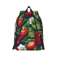 thumbnail image 3 of Balery Strawberry2 Vintage Canvas Backpack for Men and Women - Large Capacity, Durable Travel Laptop Bag for School, Work, Hiking, and Outdoor Activities, 3 of 7