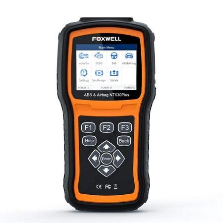 Foxwell NT630 Plus OBD2 Scanner SRS Airbag SRS SAS Code Reader Automotive OBD II Diagnostic and Active Test Scan Tool(Enhanced 2019 (Best Sms App For Android 2019)