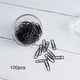 thumbnail image 1 of Paper Clip Black Paper Clip Magnetic Clip Dispenser with 100pcs 28mm Paper Clips (Black), 1 of 4