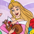 thumbnail image 3 of Toalla de playa oficial DISNEY STORE Princess Mulan Aurora Ariel, 3 of 4