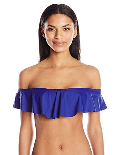 navy bathing suit top