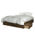 thumbnail image 5 of Nexera Oscuro 4 Piece Queen Panel Bedroom Set in Truffle and Black, 5 of 9
