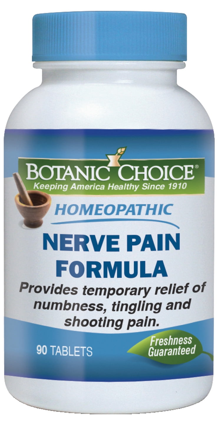 Botanic Choice Homeopathic Nerve Pain Formula Tablets, 90 Ct - Walmart.com