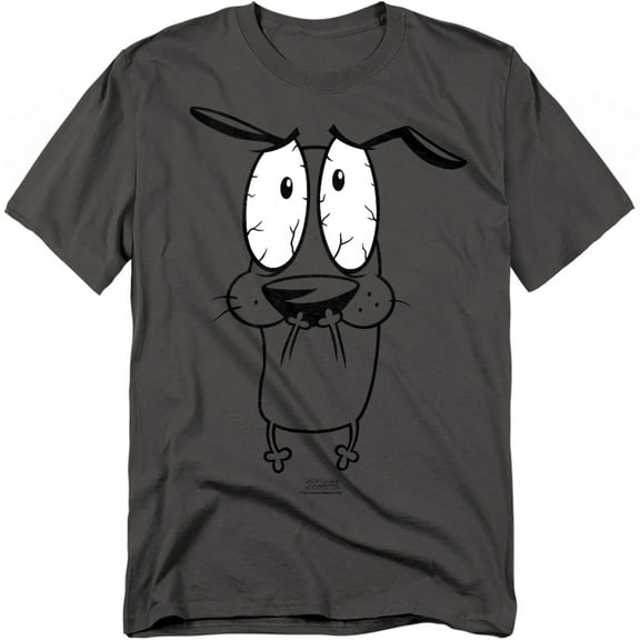 Courage The Cowardly Dog Scared Mens Short Sleeve Shirt