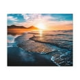 thumbnail image 4 of Beach Sunset Endless Horizon Ocean Canvas Wall Art for Home Decor Ready-to-Hang, 4 of 18