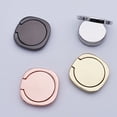 thumbnail image 3 of Phone Ring Holder 360 Degree Rotation Cellphone Kickstand Zinc Alloy Metal Suction Grip, Silver, 3 of 7