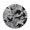 Gray,Black,Charcoal, variant on Welcome Sign for Front Door,Black Crow Birds Round Metal Welcome Front Porch Decoration,Abstract Spooky Grey Sky Wings Entryway Wall Hanging Sign for Living Room Kitchen Hallway Housewarming Gift 6''