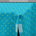 thumbnail image 4 of Stars Dog Crate Cover, Continuous Abstract Pattern of Mini Star Motifs Geometric Elements, Easy to Use Pet Kennel Cover Small Dogs Puppies Kittens, 7 Sizes, Sky Blue Yellow Green, by Ambesonne, 4 of 6