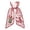 A, variant on Christmas Holiday Sash with Embroidered Letter and Tree Pattern Red White Striped Hanging Decoration for Front Door Wreath Home Holiday (K)