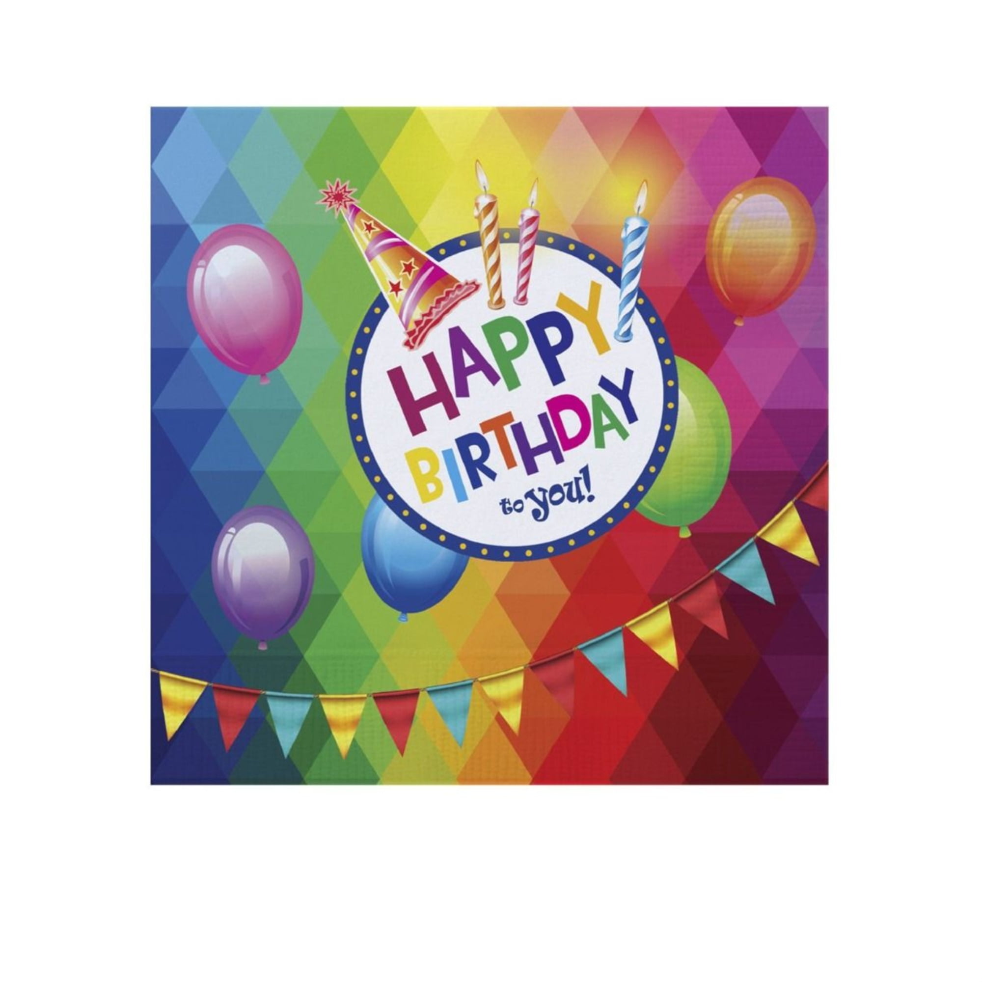 Happy Birthday Napkins13"20 pcs