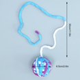 thumbnail image 2 of Cat Toy Ball Wool Interactive Funny Cat Pom Pom Toy Kitten Play Ball with Bell, 2 of 10