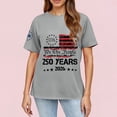 thumbnail image 3 of Trgacdwlo 1776-2026 Flag Print 250 Anniversary USA Shirt Independence Day 4th of July Shirt for Women Celebration Tunic Short Sleeve Tops for Women, 3 of 4
