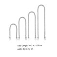 thumbnail image 3 of Shisuyan Replacement Metal Chain Metal Silver 4Pcs, 3 of 8
