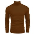 thumbnail image 3 of ANINEO Men Fall Winter Wool Sweater Round Neck Pullover Bottoming Shirt All Matching High Neck Tops Classic Male Knitwear, 3 of 4